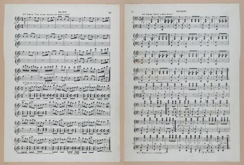 E300 - Sheet Music Scottish Lancers - i6833-6834