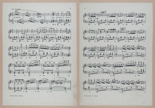 E300 - Sheet Music Scottish Lancers - i6604-6605