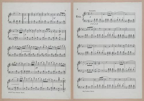 E300 - Sheet Music Scottish Lancers - i6642-6643