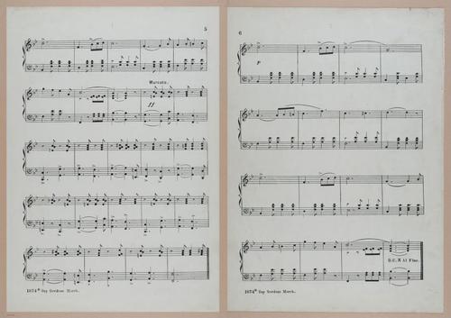 E300 - Sheet Music Scottish Lancers - i6644-6645