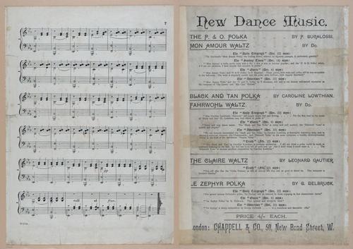 E300 - Sheet Music Scottish Lancers - i6665-6666