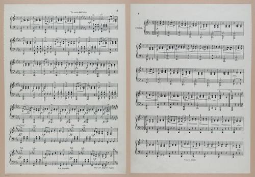 E300 - Sheet Music Scottish Lancers - i6695-6696