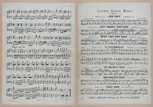 E300 - Sheet Music Scottish Lancers - i6732-6733