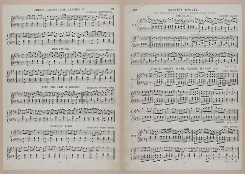 E300 - Sheet Music Scottish Lancers - i6754-6755