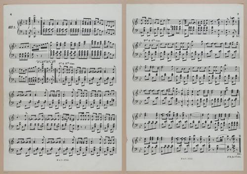E300 - Sheet Music Scottish Lancers - i6778-6779