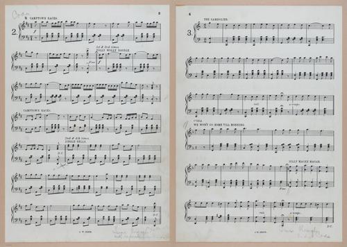 E300 - Sheet Music Scottish Lancers - i6783-6784