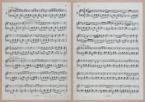 E300 - Sheet Music Scottish Lancers - i6785-6786