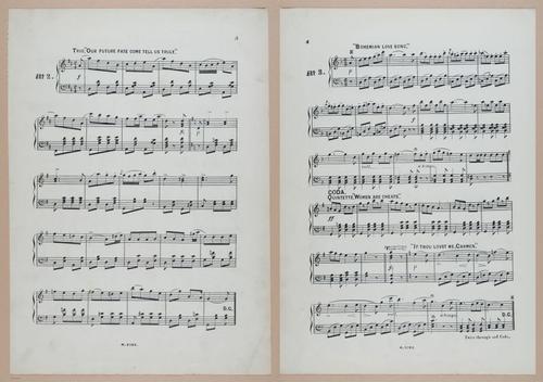 E300 - Sheet Music Scottish Lancers - i6794-6795