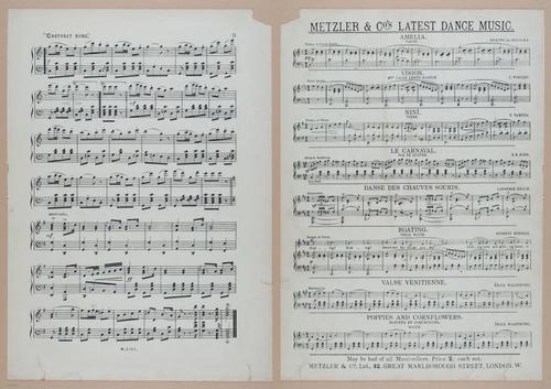 E300 - Sheet Music Scottish Lancers - i6802-6803