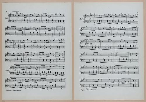 E300 - Sheet Music Scottish Lancers - i6806-6807