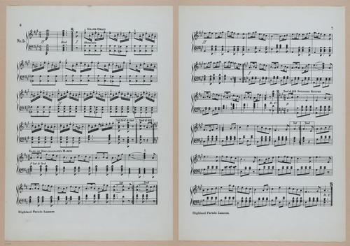 E300 - Sheet Music Scottish Lancers - i6808-6809