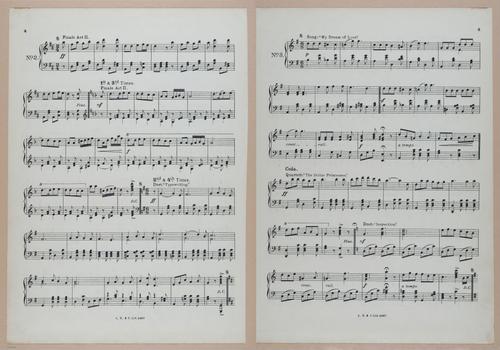 E300 - Sheet Music Scottish Lancers - i6812-6813