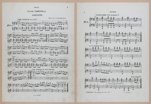 E300 - Sheet Music Scottish Lancers - i6823-6824