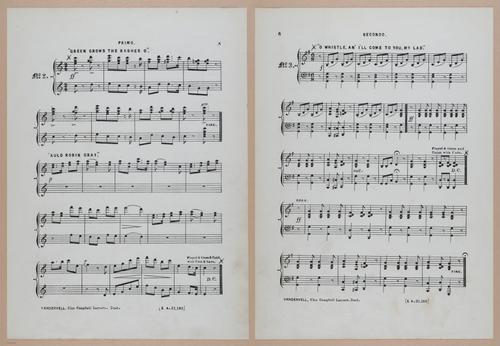 E300 - Sheet Music Scottish Lancers - i6825-6826