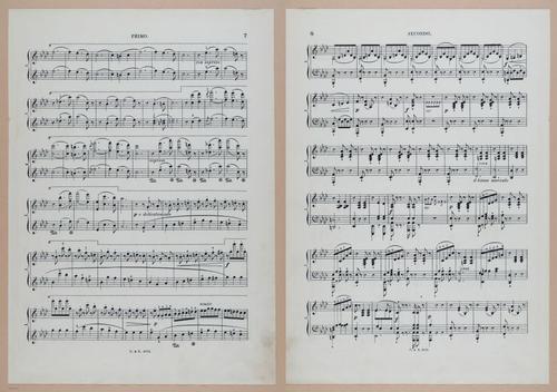 E300 - Sheet Music Scottish Lancers - i6843-6844