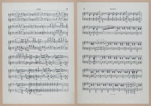 E300 - Sheet Music Scottish Lancers - i6849-6850