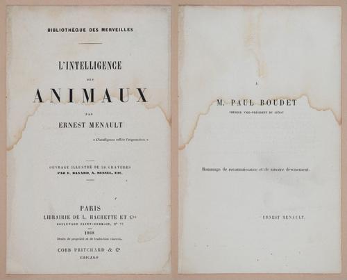 E312 - L'Intelligence Des Animaux - 8479-8480