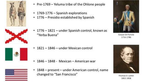 E50 - Timeline of Early San Francisco History