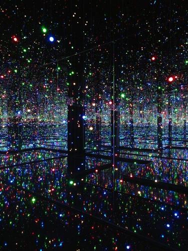 Infinity Mirrored Room — Filled with the Brilliance of Life, Yayoi Kusama, 2012 - from Pam Stone