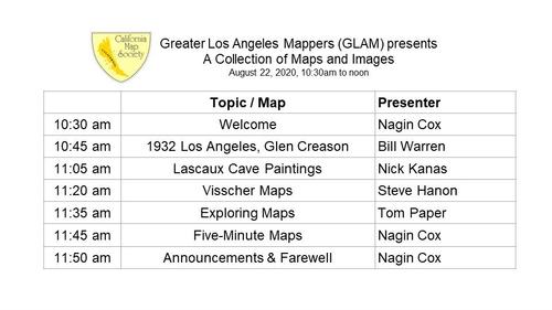 New Agenda Slide GLAM 22 Aug