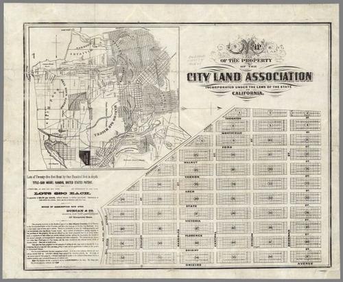 San Francisco - City Land Association - 1860