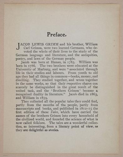 E328 - Fairy Tales by the Brothers Grimm - i10035