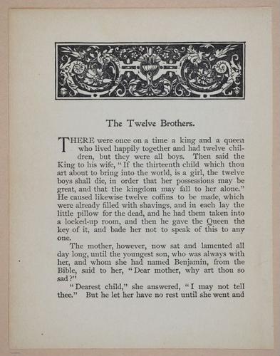 E328 - Fairy Tales by the Brothers Grimm - i10039