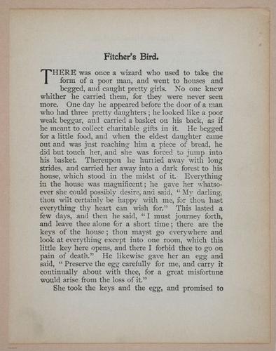 E328 - Fairy Tales by the Brothers Grimm - i10069