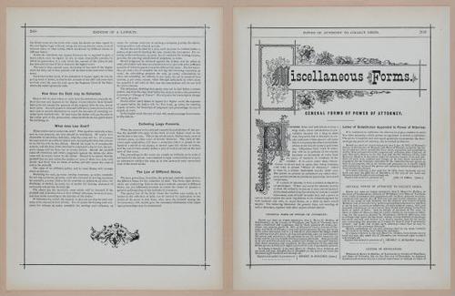 E297 - Hill's Manual of Social and Business Forms 1890 - 6971-6972