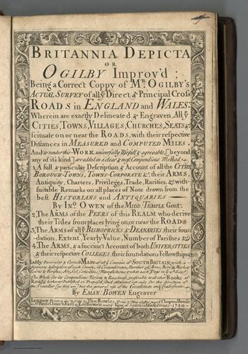 E127.002 - Britannia Depicta or Ogilby Improved.