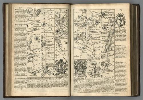 E127.045 - Roads from London to Barnstable. (continued.)