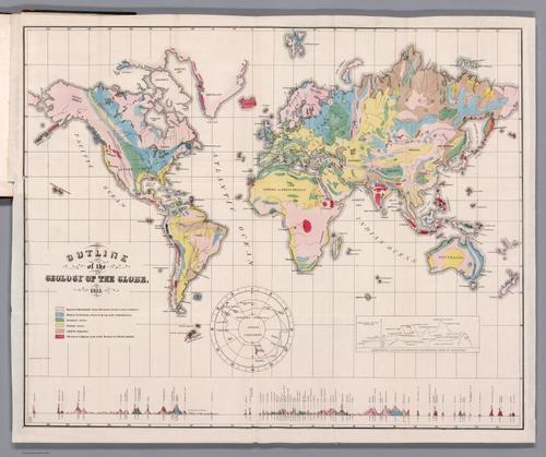 E316 - Outline of the Geology of the Globe - &nbsp;Edward Hitchcock - 1853 (Luci Ludwig)