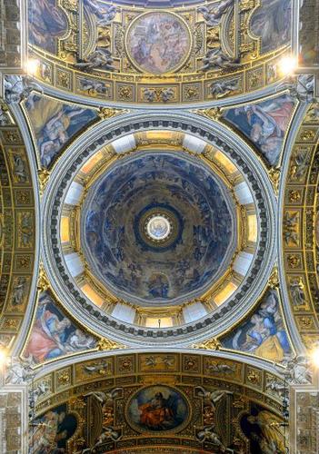 E69 - The Dome of the Pauline Chapel in Santa Maria Maggiore Rome - 1610