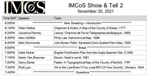 E194 - IMCoS Show & Tell - Intro - November 30, 2021