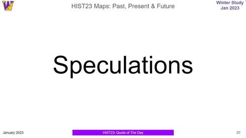 E316 - Speculations