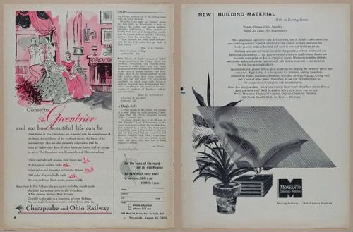 E350 - Newsweek 1953 August 24 - Nuclear Scenario Map - 12918-12919