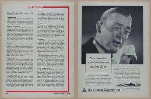 E350 - Newsweek 1953 August 24 - Nuclear Scenario Map - 12926-12927