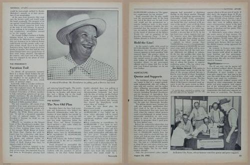 E350 - Newsweek 1953 August 24 - Nuclear Scenario Map - 12932-12933