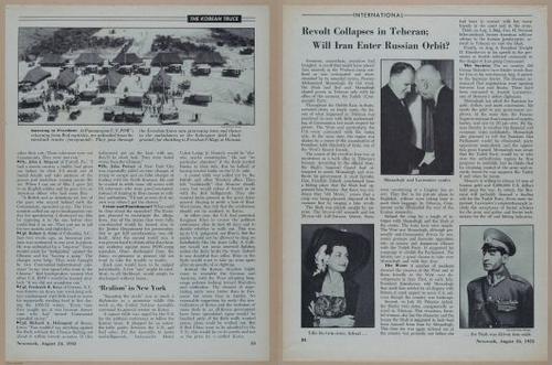 E350 - Newsweek 1953 August 24 - Nuclear Scenario Map - 12951-12952