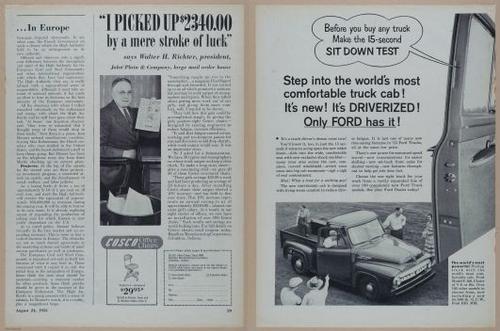 E350 - Newsweek 1953 August 24 - Nuclear Scenario Map - 12957-12958