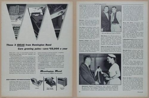 E350 - Newsweek 1953 August 24 - Nuclear Scenario Map - 12965-12966