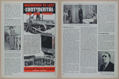 E350 - Newsweek 1953 August 24 - Nuclear Scenario Map - 12967-12968
