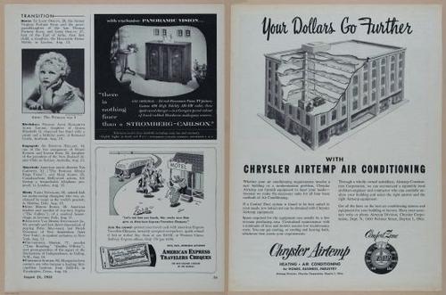 E350 - Newsweek 1953 August 24 - Nuclear Scenario Map - 12973-12974