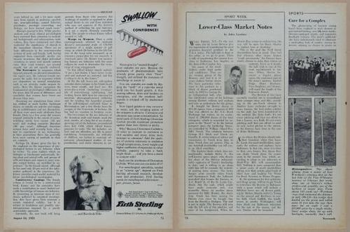 E350 - Newsweek 1953 August 24 - Nuclear Scenario Map - 12991-12992