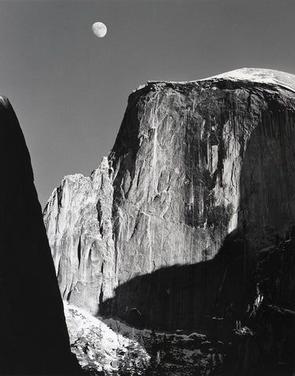 E355 - Moon and Half Dome - Ansel Adams - 1960