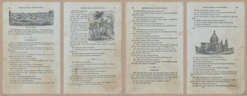 E348 - Mitchell's Geography 1845 - 12596-12597-12599-12600