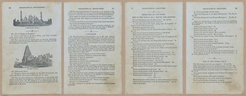 E348 - Mitchell's Geography 1845 - 12601-12602-12603-12604