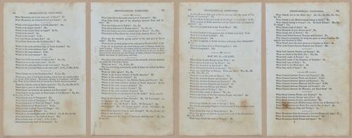 E348 - Mitchell's Geography 1845 - 12613-12614-12615-12616
