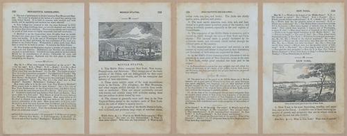 E348 - Mitchell's Geography 1845 - 12673-12674-12675-12676