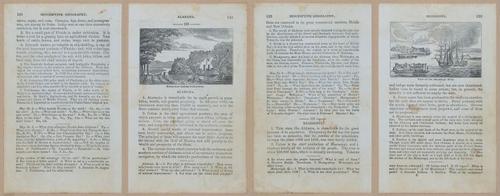 E348 - Mitchell's Geography 1845 - 12701-12702-12703-12704